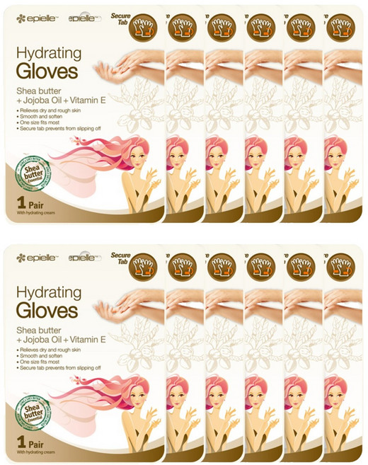 에피엘르 하이드레이팅 핸드 손팩 분리형, 12개