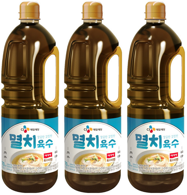 다시다 멸치육수, 1.8L, 3개