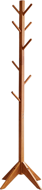 La Pomme 木質立式衣帽架, 四角架款 原木色