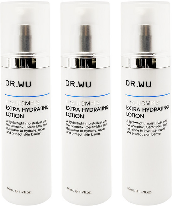 DR.WU 達爾膚 玻尿酸保濕精華乳, 50ml, 3瓶