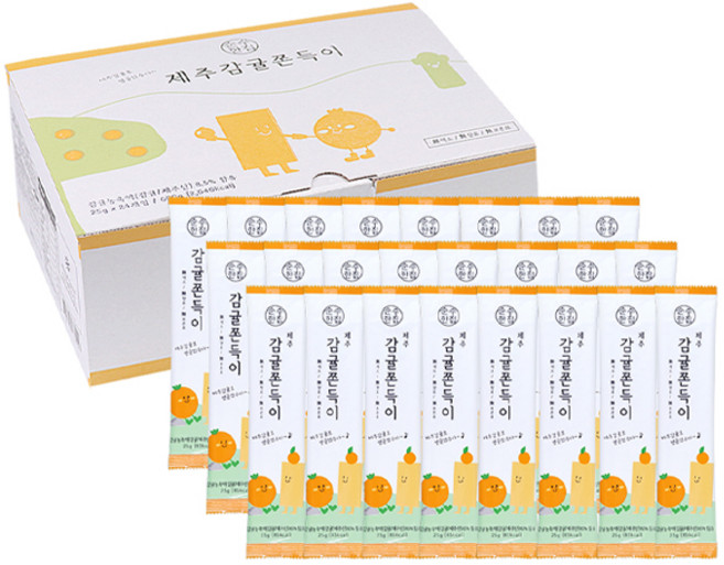 순수한집 제주 감귤 쫀득이, 600g, 1개