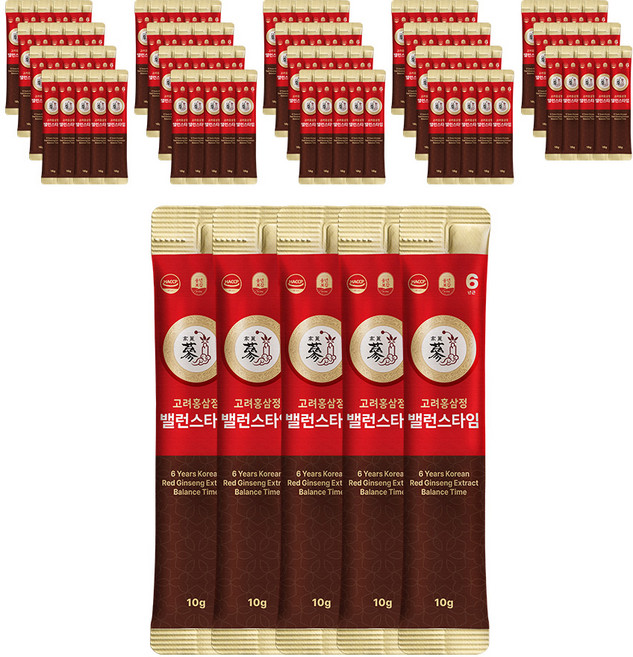 풍년보감 6년근 고려홍삼정 밸런스타임, 10g, 100개