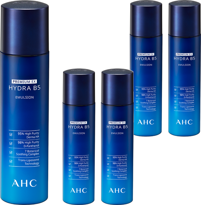 AHC 瞬效B5微導保濕乳液, 140ml, 5瓶