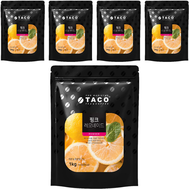타코 핑크레모네이드, 1kg, 1개입, 5개