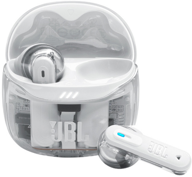 JBL 真無線降噪藍牙耳機 特別款, Tune Flex 2 Ghost, 白色