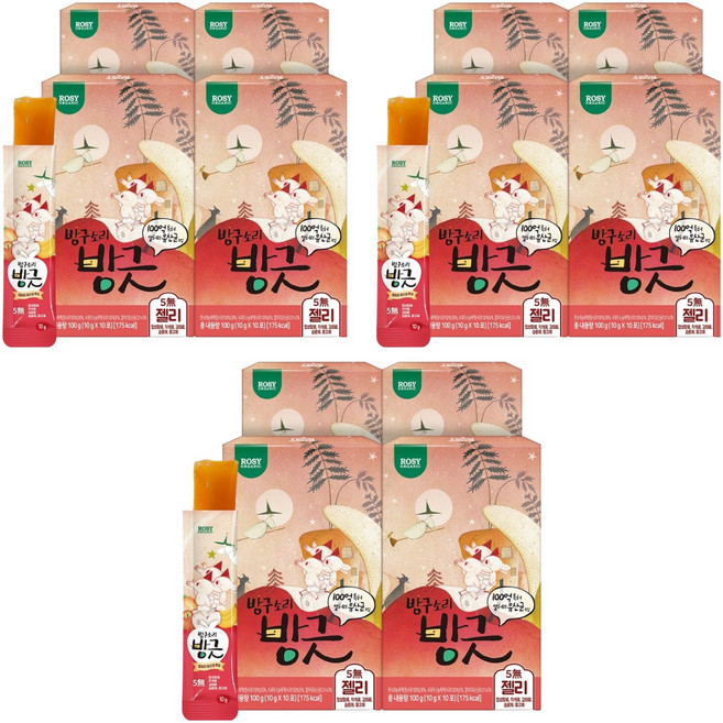 방구소리방긋 로지오가닉 100억 유산균 젤리, 10회분, 12개