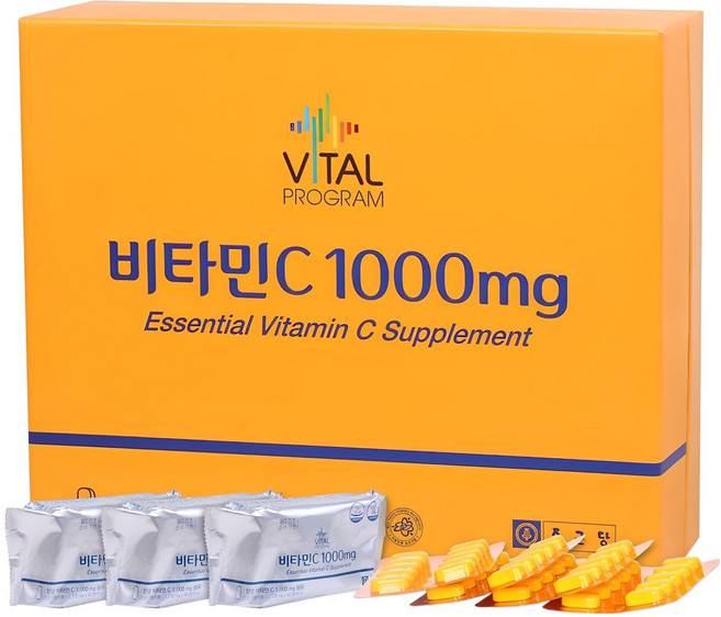 바이탈프로그램 정품 비타민C 1000mg, 600정, 1개