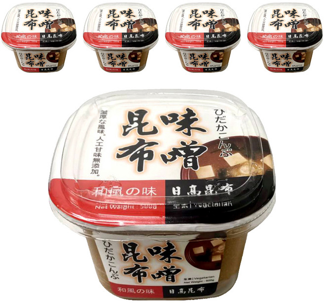 味榮 日高昆布味噌 細, 500g, 5盒