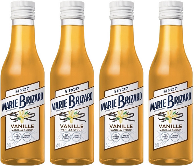 마리브리자드 바닐라 시럽, 250ml, 4개