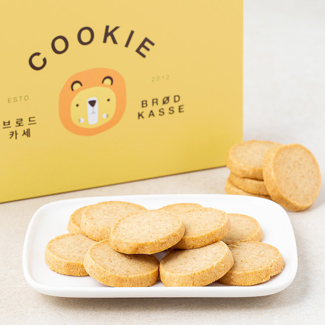 브로드카세 샤브레 통밀 쿠키, 180g, 1개입, 1개