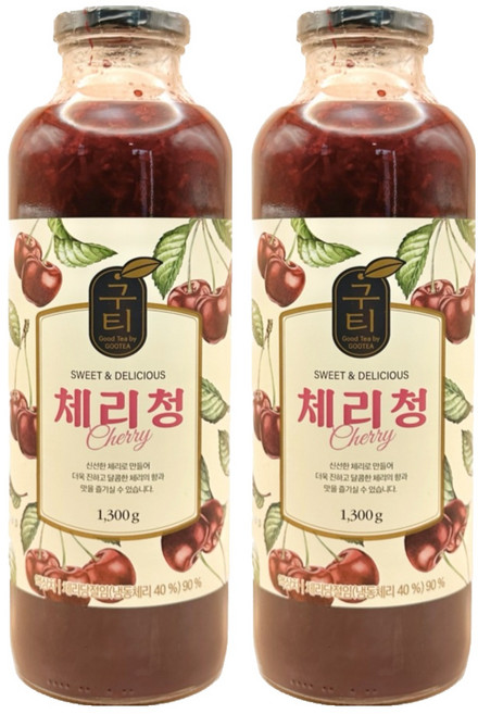 구티 체리청, 1.3kg, 1개입, 2개