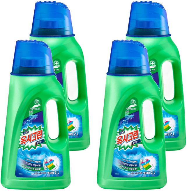 Oxyclean 漂白水, 4瓶, 2L