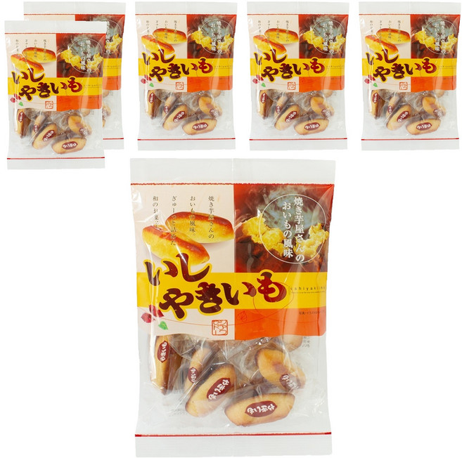 시와이세도 이시야키이모 빵, 155g, 6개