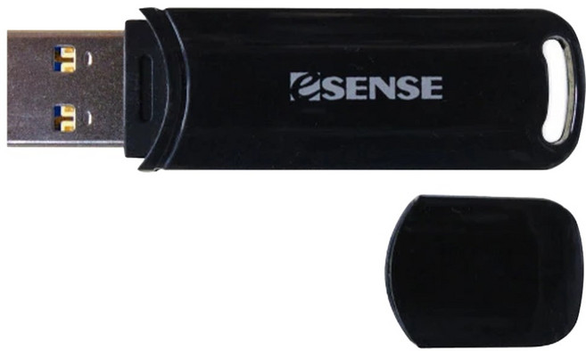 ESENSE 逸盛 USB 3.0 SD / T-FLASH 讀卡機 支援Class10高速記憶卡 雙槽免轉卡 附貼心小吊飾, C22, 黑色, 1個