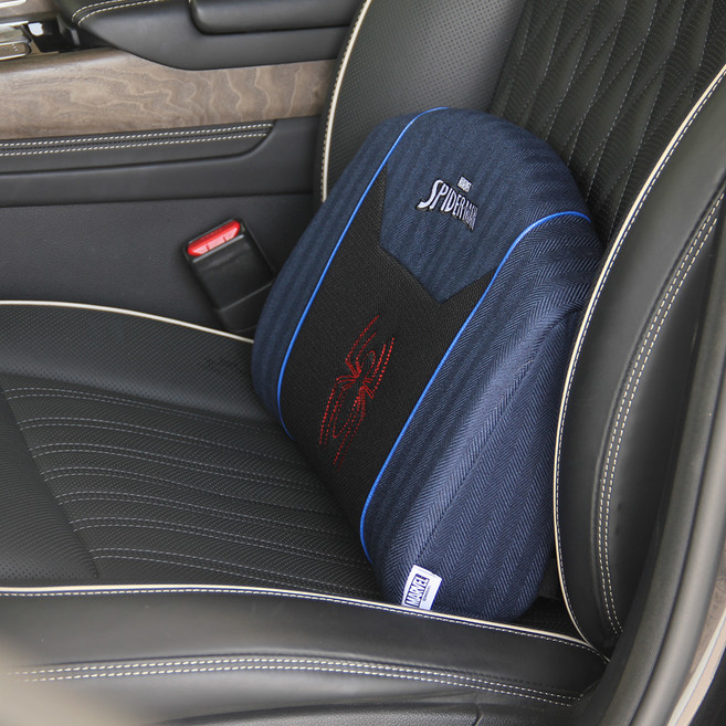 漫威賽車風格記憶棉車用靠背墊, 蜘蛛人