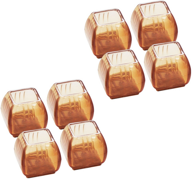 엘트리 투명 의자발캡 사각, 8개