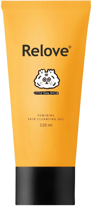 Relove 小虎聯名 胺基酸私密潔淨凝露, 1個, 120ml