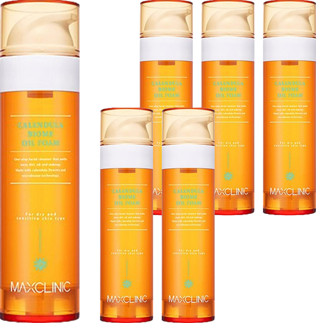 MAXCLINIC 金盞花微生態油潔面乳, 110g, 6個