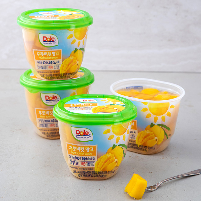 돌 후룻버킷 망고, 425g, 4개