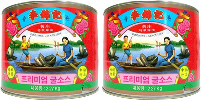 이금기 프리미엄 굴소스, 2.27kg, 2개