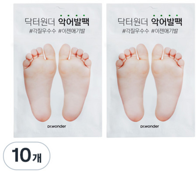 닥터원더 악어발팩, 1개입, 10개