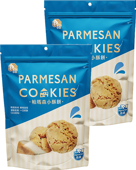 CACHA 卡恰 帕瑪森小酥餅, 160g, 2包