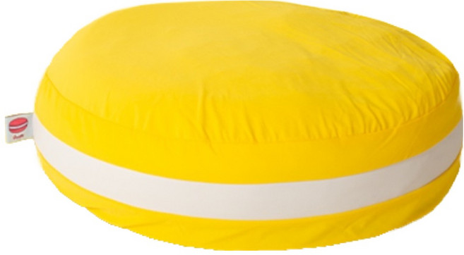 초코펫하우스 강아지 방석 쿠션 마카롱 방석, 옐로우(나한테 바나나), 1개