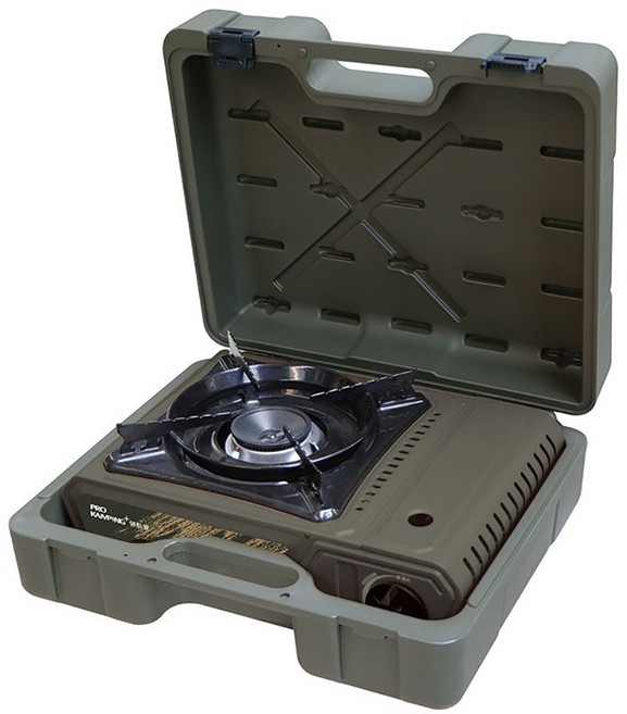 PRO KAMPING 領航家 高功率瓦斯爐TANK-X4100-II, 1個, 軍綠色