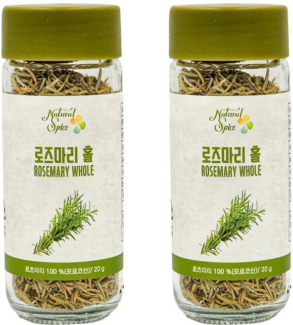 내츄럴스파이스 로즈마리 홀, 20g, 2개