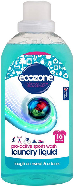 ecozone 愛潔森 植物性運動洗衣精 750ml 去除汗漬等頑固污漬, 1瓶