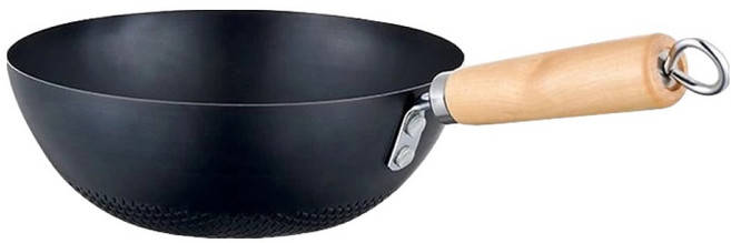 全日式一人食無塗層不沾小鐵鍋 QG1613A 771g, 1個, 24cm