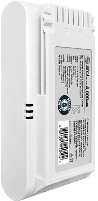 필터포유 삼성 제트 무선청소기 교체용 배터리 4000mAh 삼성 SDI셀 화이트, 1개, FU-SS40SD