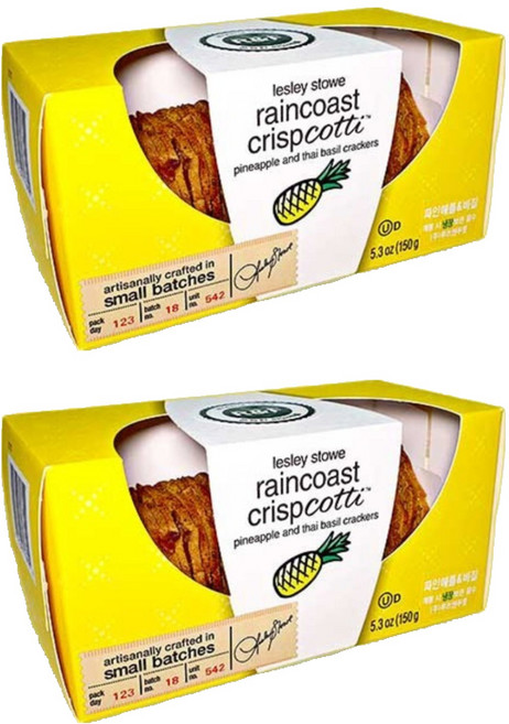 레인코스트크리스프 코티 파인애플 앤 바질 비스킷, 150g, 2개