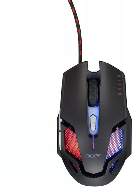 acer 宏碁 Nitro 電競 Wired 滑鼠 黑色 7200 DPI NMW200