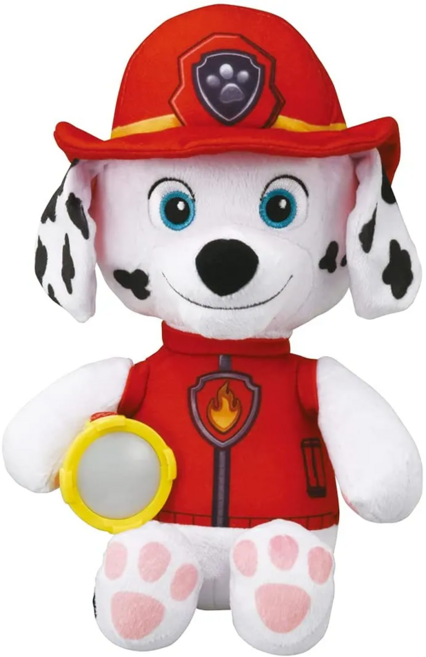 PAW PATROL 汪汪隊立大功 愛睏絨毛娃娃系列, 28cm, 紅色 + 黑色 + 白色, 1個
