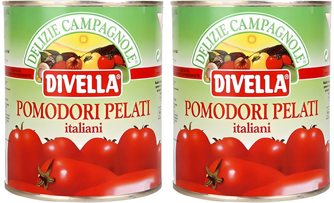 디벨라 홀토마토 통조림, 2개, 800g
