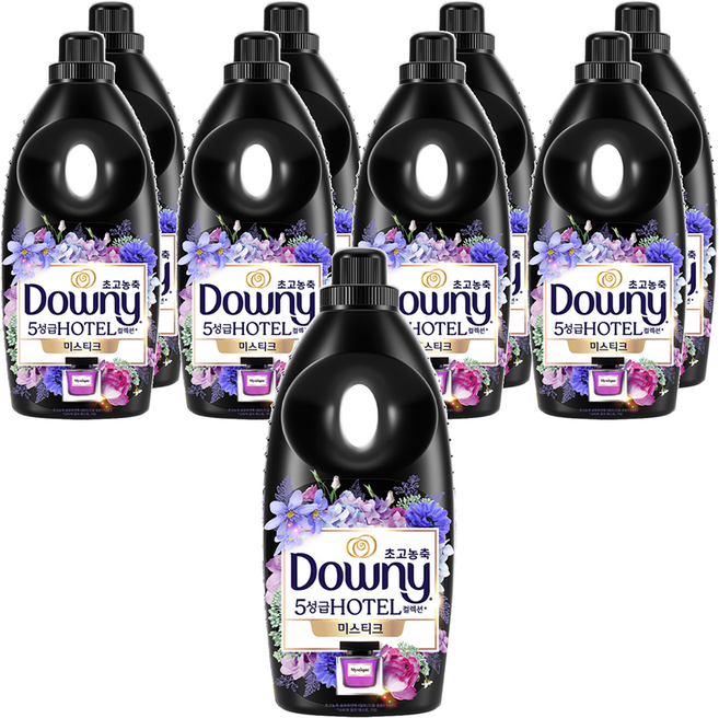 다우니 초고농축 섬유유연제 미스티크 본품, 1.05L, 9개