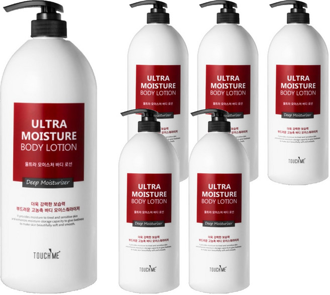 터치미 울트라 모이스처 바디로션, 1.5L, 6개