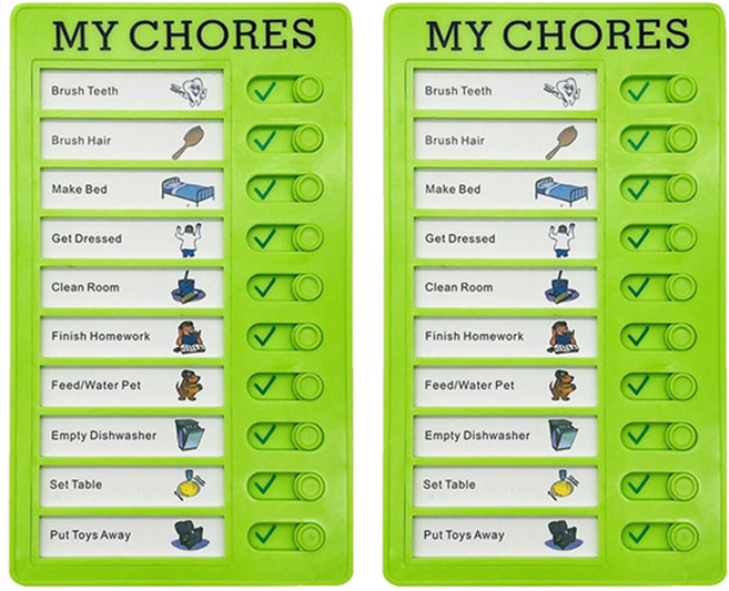 MaDaKkuMi 行程清單板, 綠色, 1入, 2個