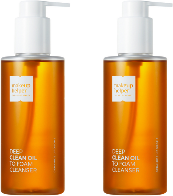makeup helper 深層卸妝油泡沫洗面乳, 200ml, 2個