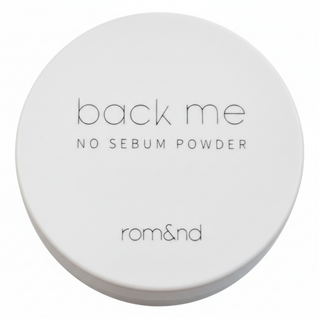 rom&nd 台灣公司貨 控油定妝蜜粉 5g, 白色, 1個