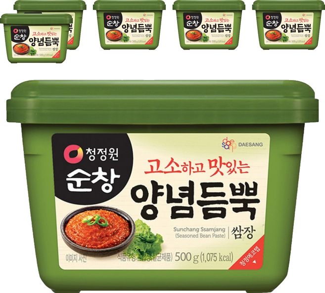 청정원 순창 양념듬뿍 쌈장, 500g, 6개