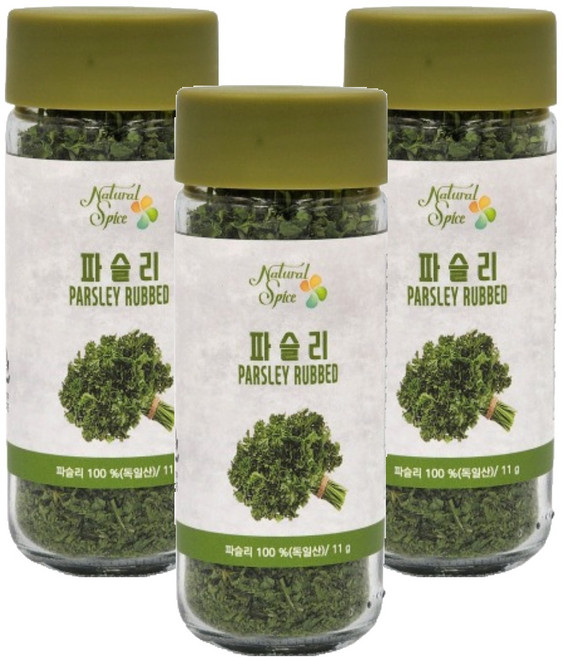 내츄럴스파이스 파슬리 후레이크, 11g, 3개