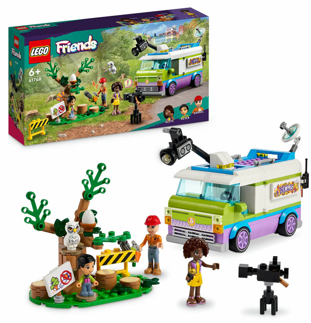LEGO 41749 好朋友系列, 新聞採訪車 Newsroom Van, 1盒