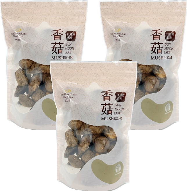 魚池鄉農會 釦子菇 香菇, 90g, 3包