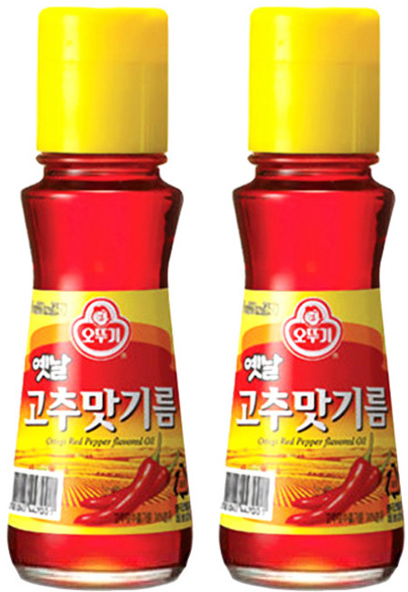 오뚜기옛날 고추맛 기름, 80ml, 2개