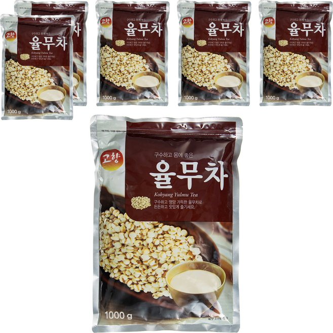 고향 식사대용 율무차, 1kg, 6개, 1개입