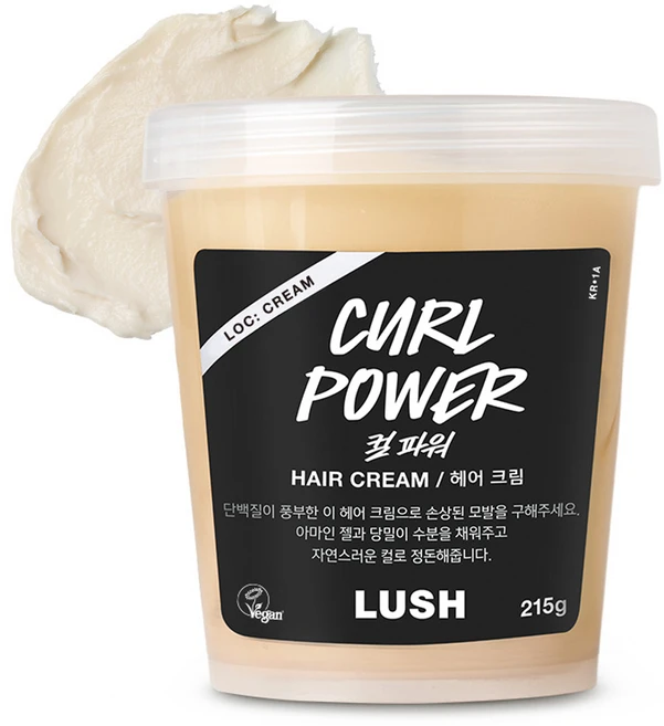 러쉬 컬 파워 헤어 크림, 215g, 1개 - 쿠팡