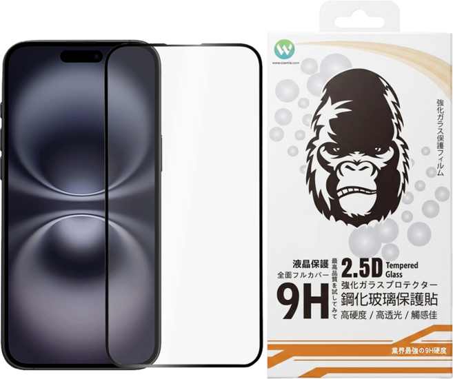 OWEIDA 歐威達 9H 霧面滿版玻璃保護貼 6.7", 1個