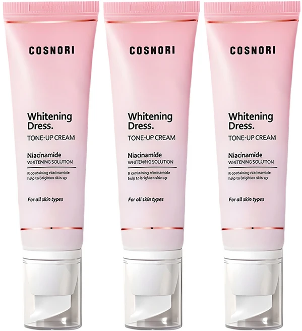코스노리 화이트닝 드레스 톤업크림, 50ml, 3개 - 쿠팡